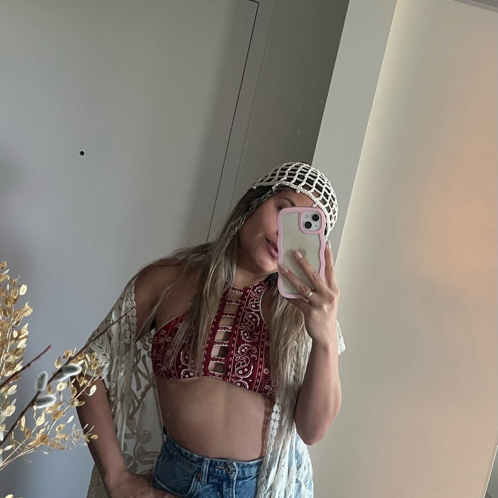 Boho Mesh Crochet Hat